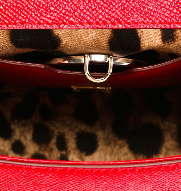 17SS DOLCE & GABBANA ドルチェ&ガッバーナ コピー DG162 SMALL‘SICILY’BAG IN DAUPHINE PRINT LEATHER